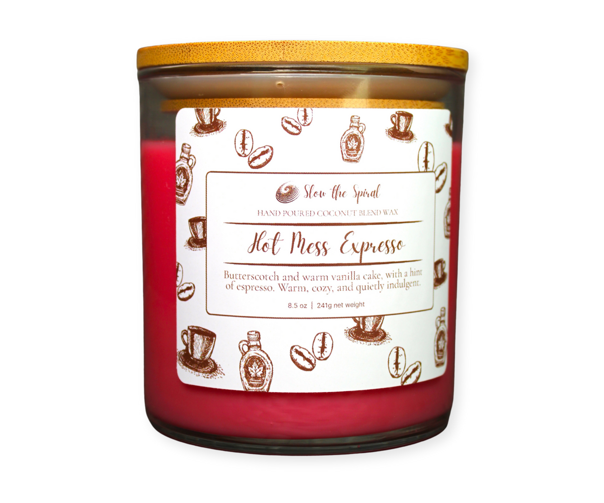 Hot Mess Expresso | Butterscotch Vanilla Coffee Shop Candle